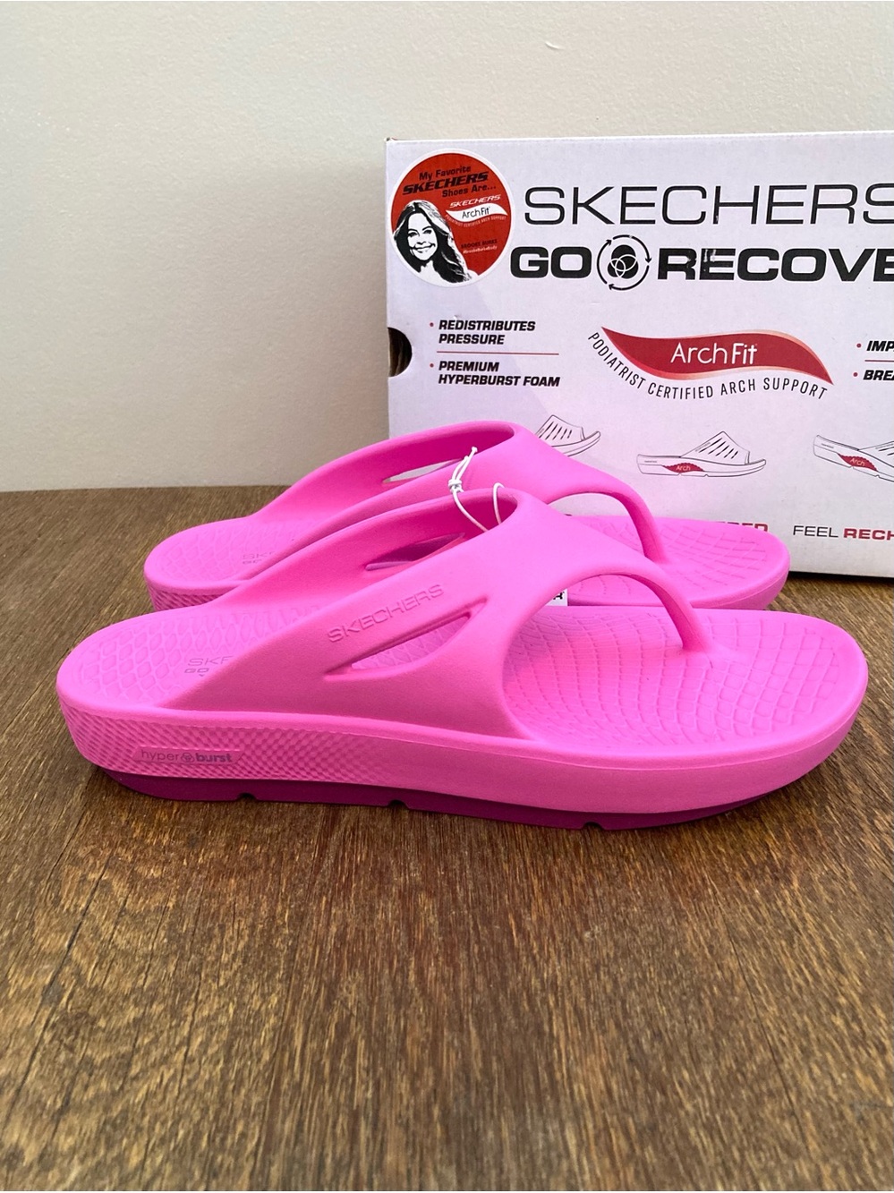 Skechers Go Recover Refresh Sandal Women’s Size 10 Pink NWT